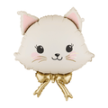 Partydeco Cat Head Foil Balloon