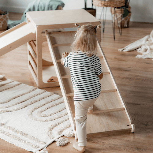 CUBITRI® Climbing Play Cube With Wooden Window