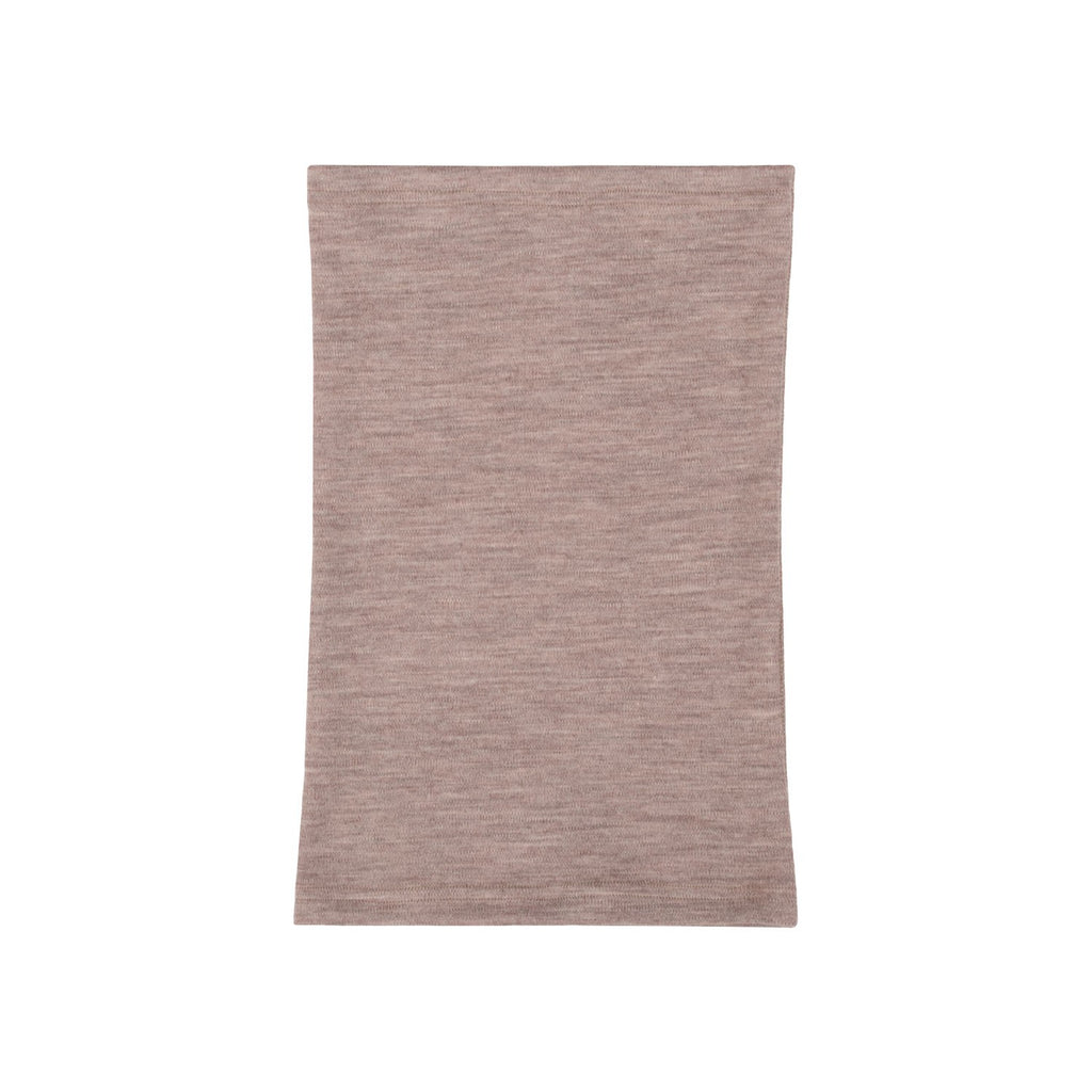 Beige Merino Wool Tube Scarf – One Size