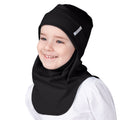 Black Double-Layer Cotton Balaclava