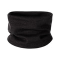 Black Merino Wool Tube Scarf – One Size