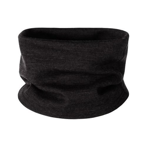 Black Merino Wool Tube Scarf – One Size