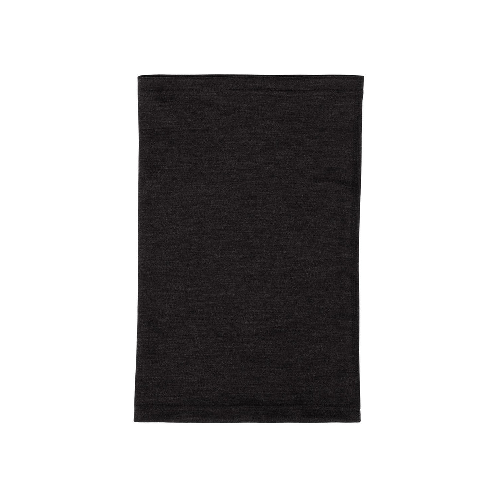 Black Merino Wool Tube Scarf – One Size