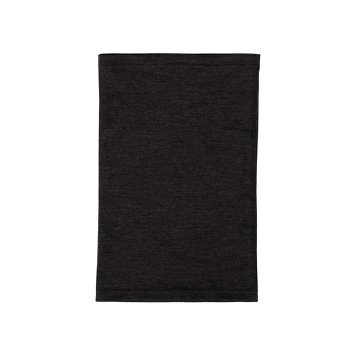 Black Merino Wool Tube Scarf – One Size