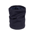 Dark Blue Merino Wool-Lined Kids’ Tube Scarf
