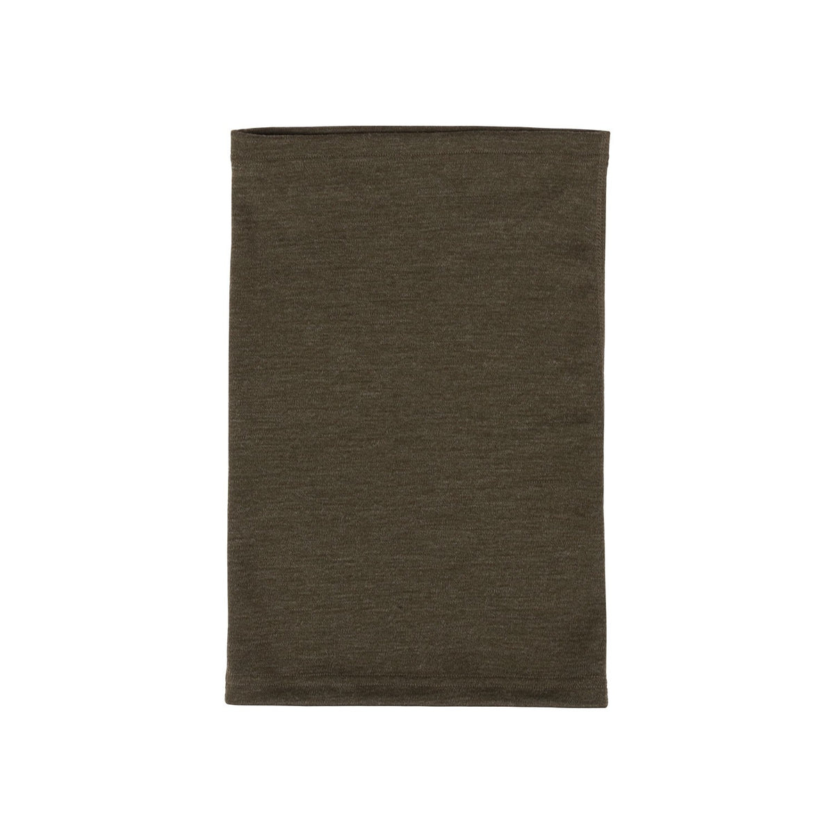 Khaki Green Merino Wool Tube Scarf – One Size
