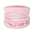 Light Pink Single-Layer Merino Wool Tube Scarf