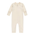 Merino Wool Baby Overall – White