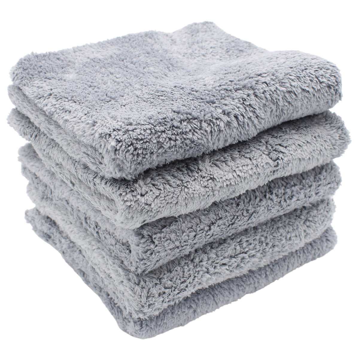 Premium Microfiber Polishing Cloths, 38 × 38 cm – Pack of 5