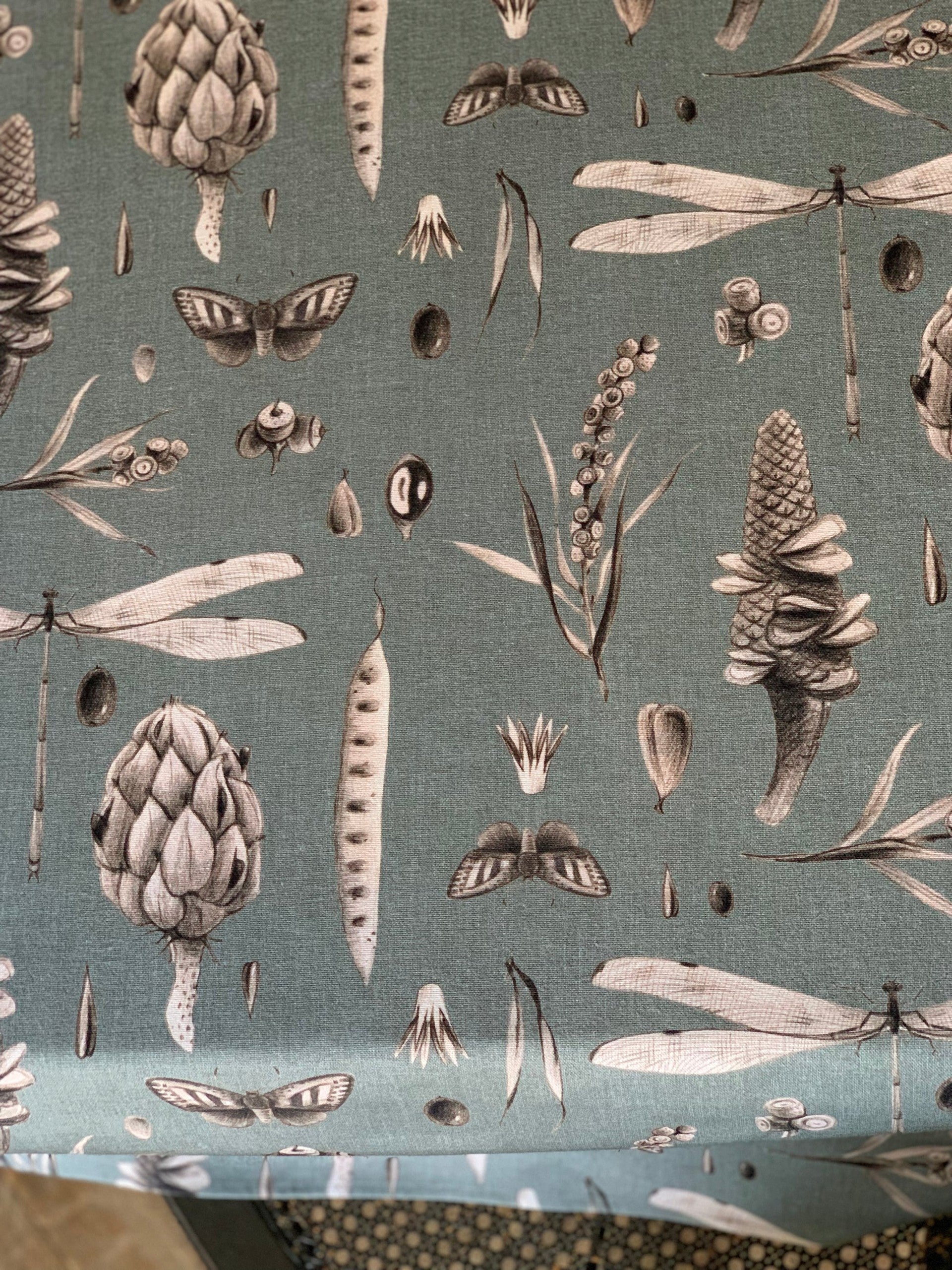 Rectangular Tablecloth - Seeds Aqua