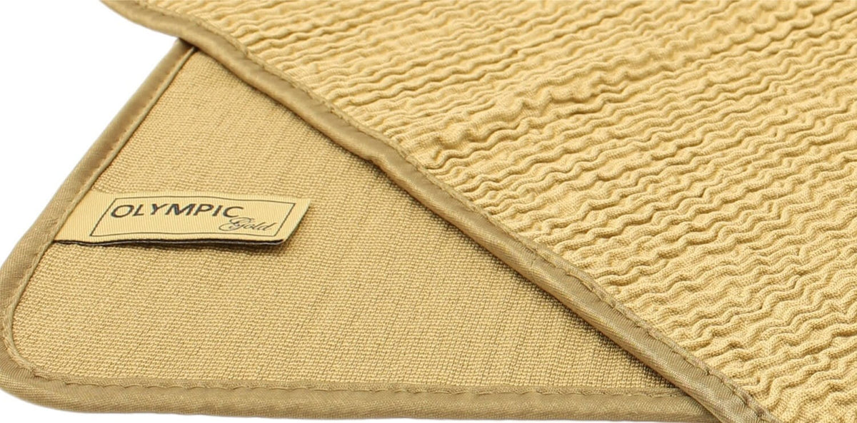 Wave Gold Glass Cleaning Cloths, 36 × 36 cm – Pack of 5